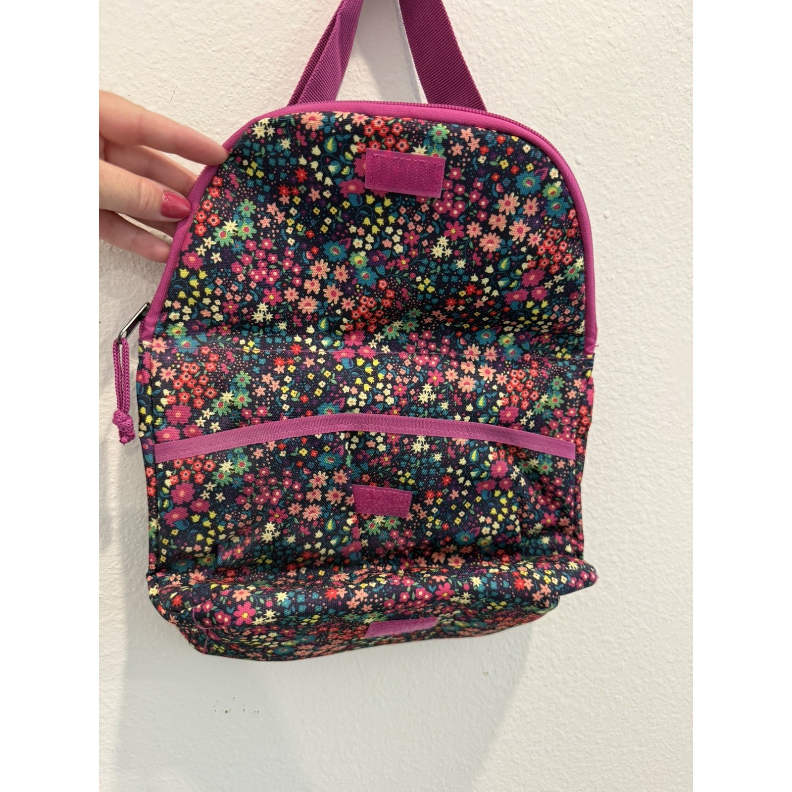 Packit Freezable Lunch Box Backpack Pink Floral — image 3 of 4